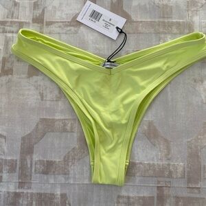 WeWoreWhat Delilah Bikini Bottom Size Small (S) YELLOW/BOUNCE color